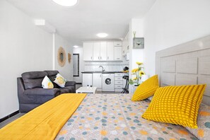 1 Schlafzimmer, Bügeleisen/Bügelbrett, kostenloses WLAN, Bettwäsche