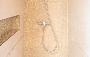 Shower, hair dryer