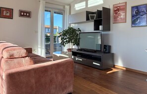 TV, fireplace, DVD player, stereo