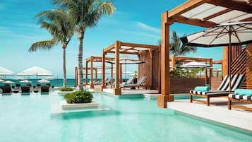 5 outdoor pools, pool cabanas (surcharge), pool umbrellas