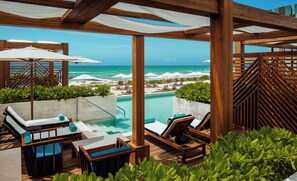 5 outdoor pools, pool cabanas (surcharge), pool umbrellas