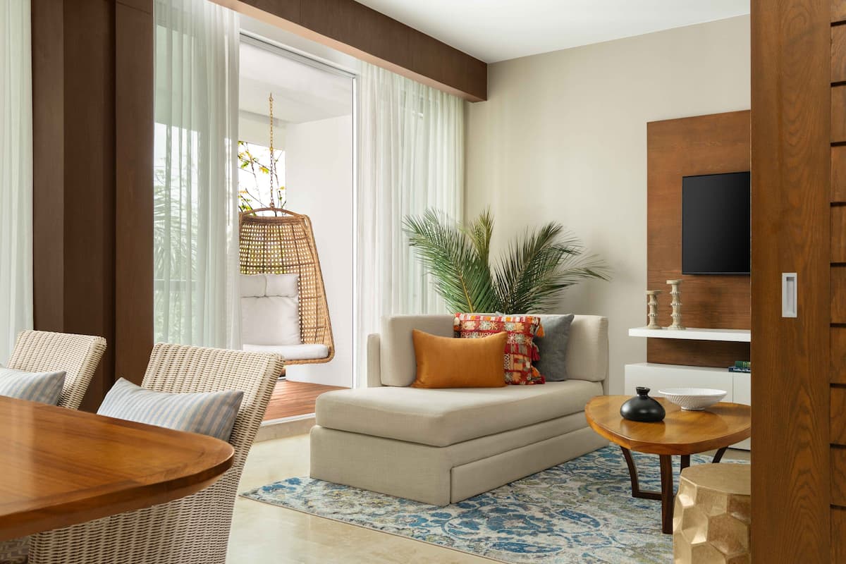 En 55-tommers LED-TV med kabel-kanaler