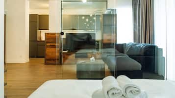 1 Schlafzimmer, Bügeleisen/Bügelbrett, kostenloses WLAN, Bettwäsche