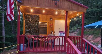 Enchanted Forest tiny house mountain views remote private Norris Lake 2.7 miles