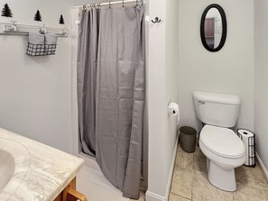 Shower, towels - Mountain View Loft (Stunning Mountain Views!) (Rockwood)