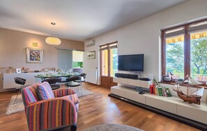 TV connectée, cheminée