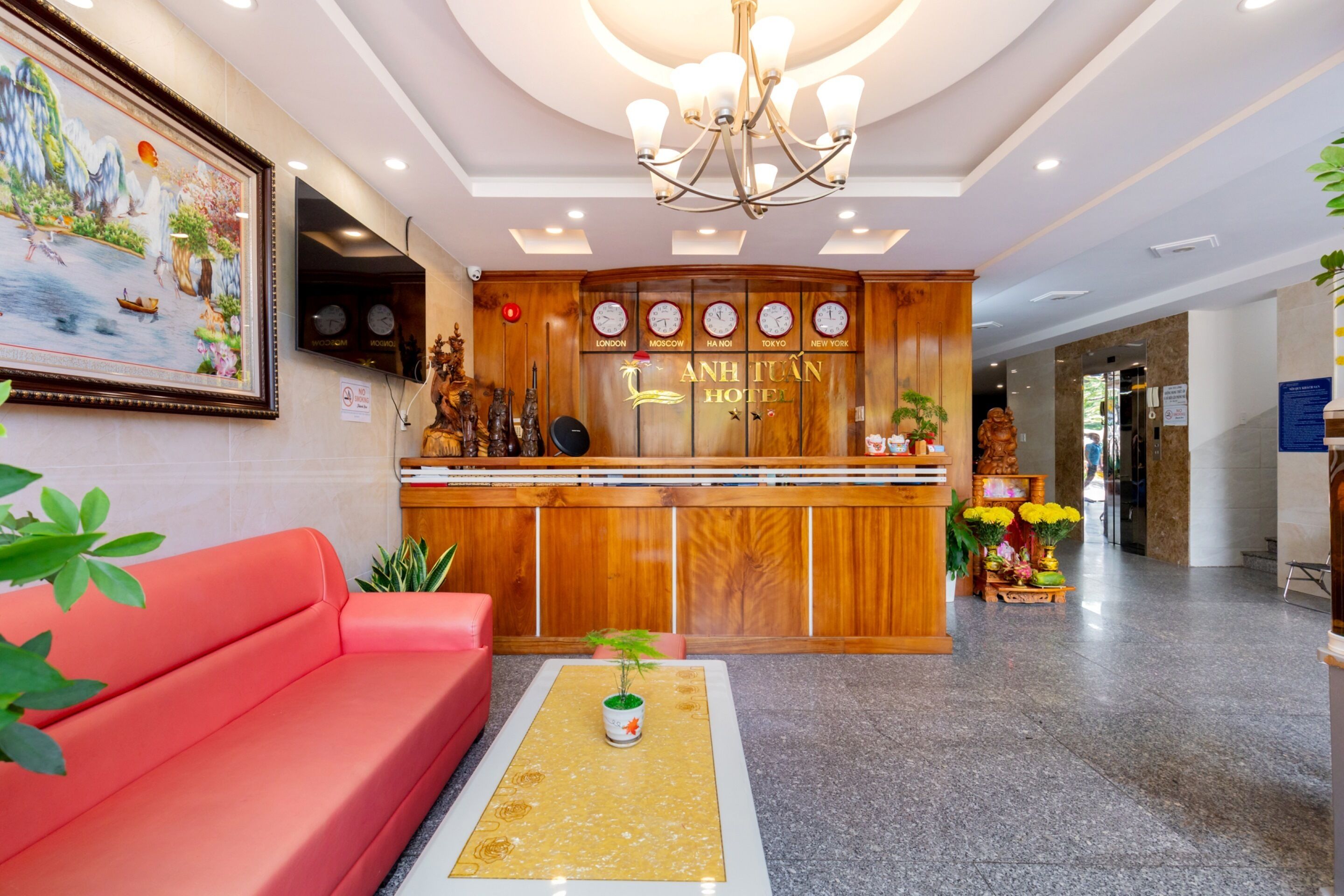 Khu tiếp khách ở sảnh