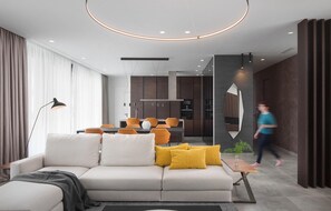 TV, fireplace, DVD player, stereo