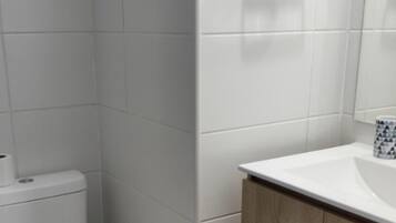 Towels, soap, toilet paper