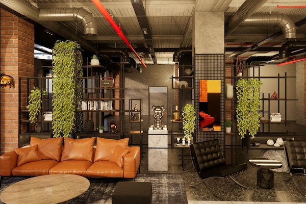 Sitzecke in der Lobby