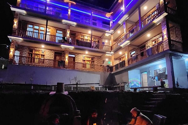 Front of property - evening/night