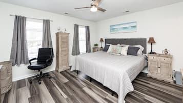 3 habitaciones, tabla de planchar con plancha, cuna de viaje y wifi