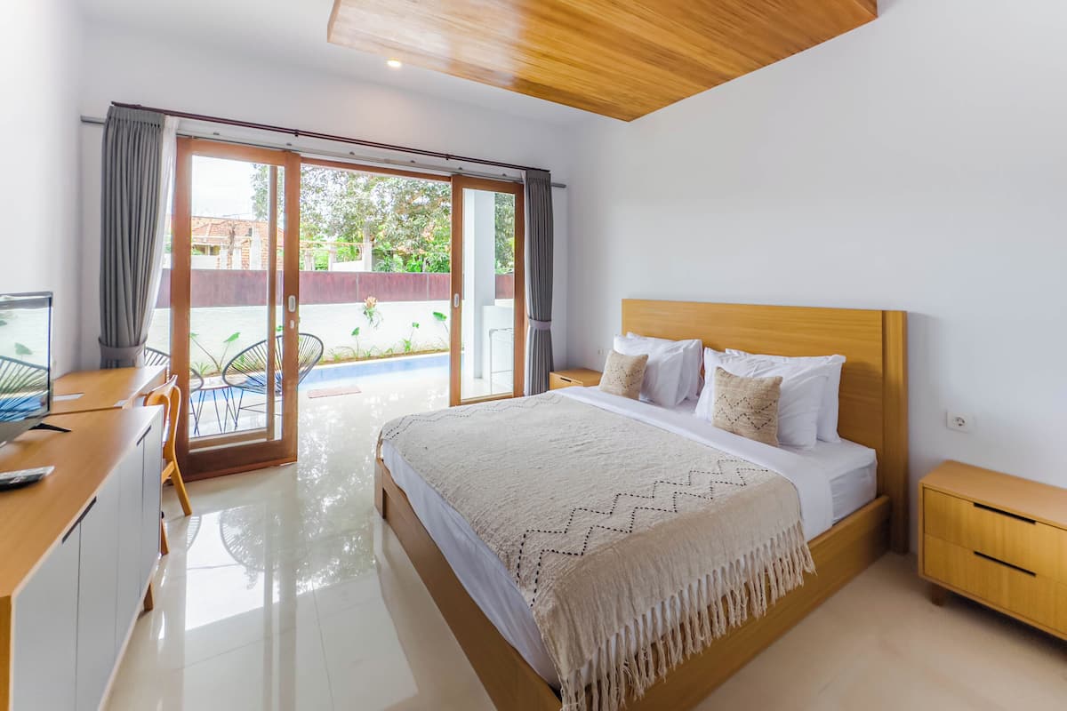 Kamar Deluks | 1 kamar tidur, meja kerja, ruang kerja ramah laptop, dan Wi-Fi gratis