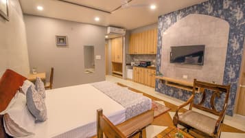 1 dormitorio, escritorio, sistema de insonorización y wifi gratis