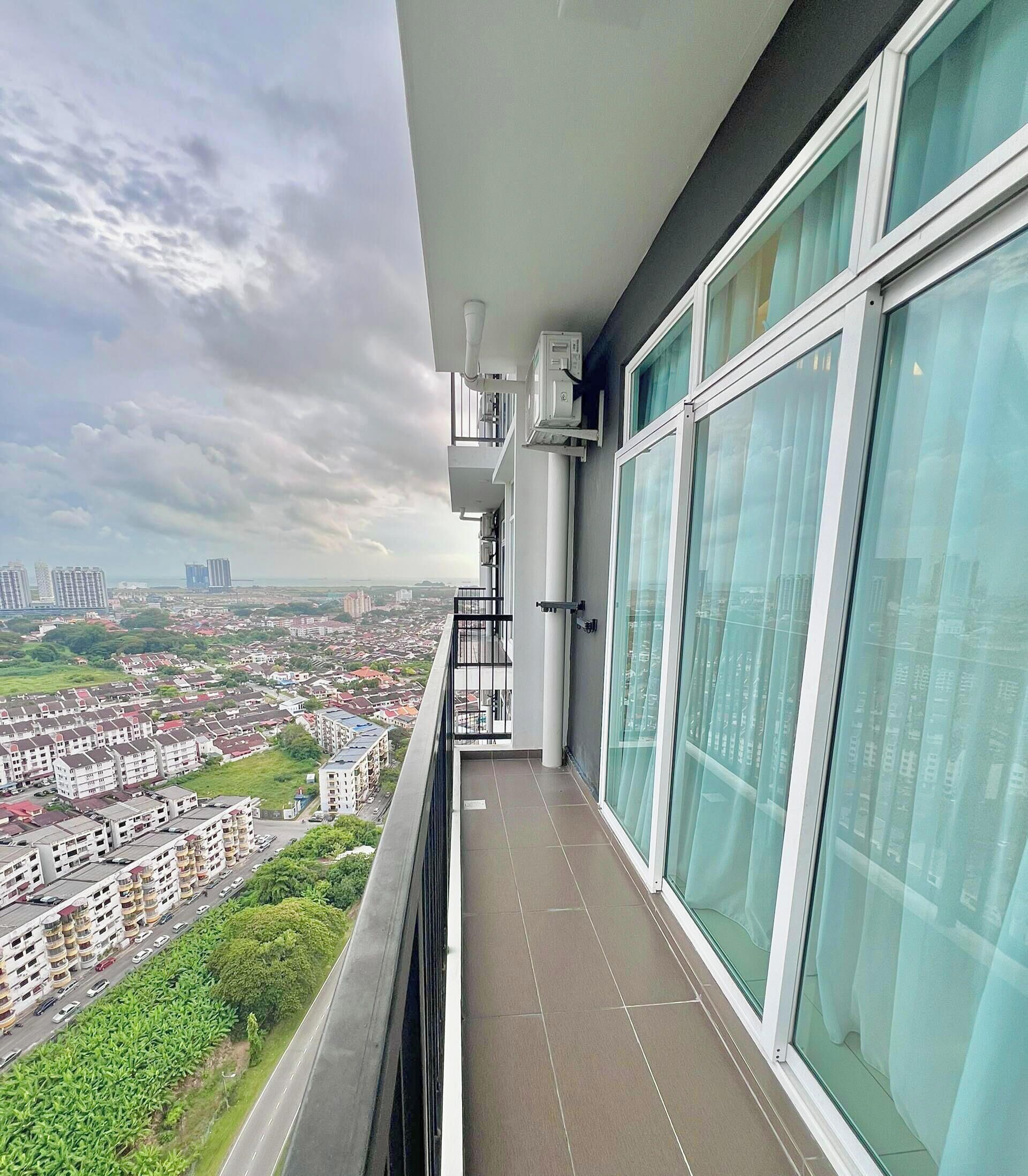 Apartamento Deluxe, 3 habitaciones, balcón | Vistas del balcón