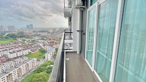 Apartemen Deluks, 3 kamar tidur, balkon | Pemandangan balkon