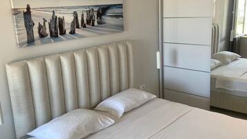 Family Apartment | 1 bedroom, premium bedding, soundproofing, free WiFi