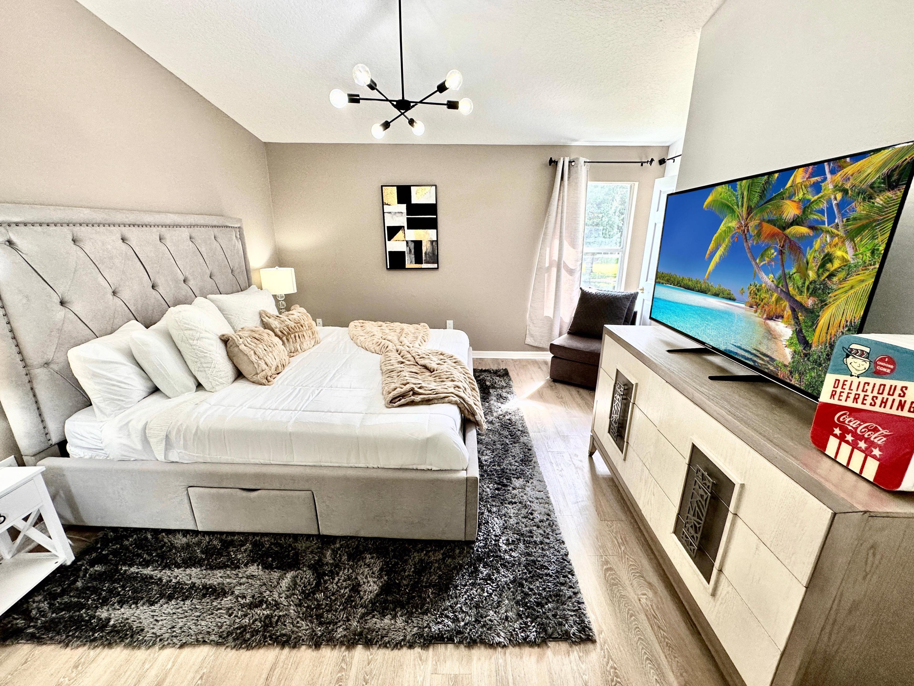 3 bedrooms, iron/ironing board, travel cot, WiFi