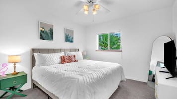 3 bedrooms, iron/ironing board, travel crib, WiFi