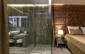 Shower, hair dryer