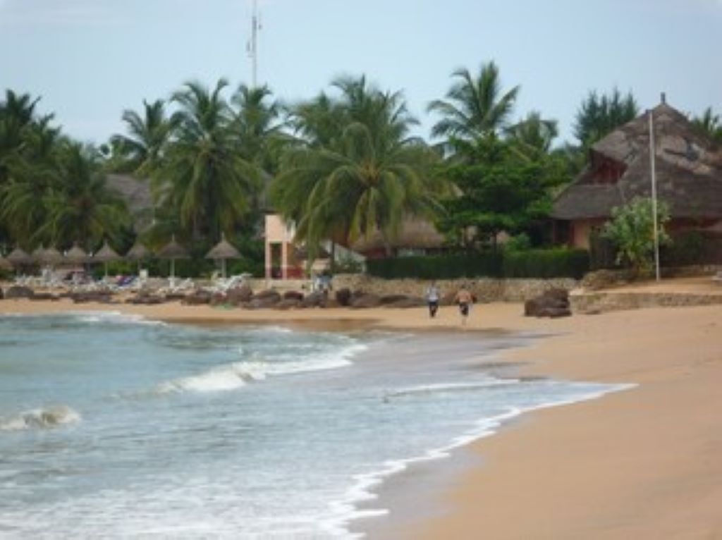 In Strandnähe, Liegestühle, Strandtücher