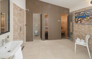 Shower, hair dryer