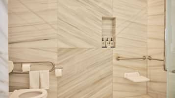 Amenidades de baño de diseñador, secadora de cabello, batas, pantuflas