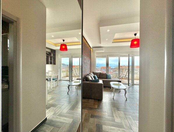 Lägenhet Superior | Vardagsrum | LCD-tv