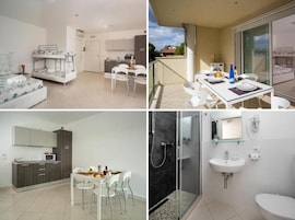 Standard-Studio, Terrasse, Turm | Eigene Küche | Großer Kühlschrank, Mikrowelle, Herdplatte, Geschirrspüler
