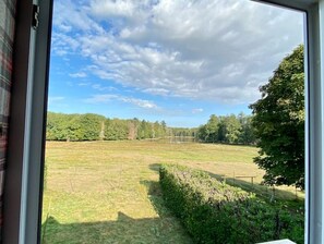 Enjoy a serene view of the surrounding landscape from the comfort of your room.