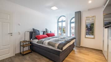 1 bedroom, travel crib, WiFi, bed sheets