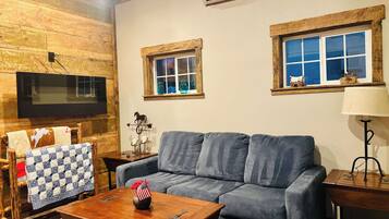 Télévision, cheminée