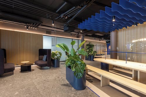 Sala de estar en el lobby