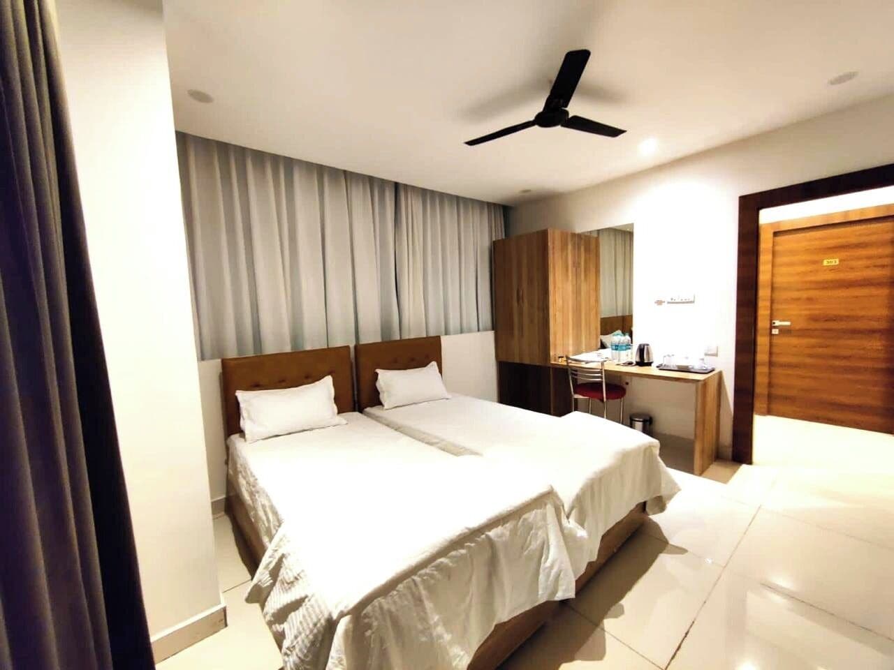 Twin Room | Frette Italian sheets, premium bedding, individually decorated