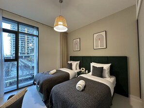 Appartement luxueux | 2 chambres, coffre-fort, fer et planche à repasser