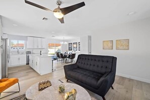 TV, fireplace, offices - Single-Story 3BR w/ Pool, Hot Tub, Firepit & Grill (Henderson)