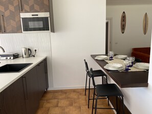 Dining - LA PLAGE large apartment with private beach (Pettenasco)