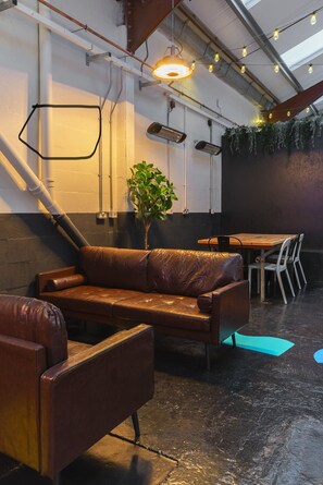 Sala de estar en el lobby