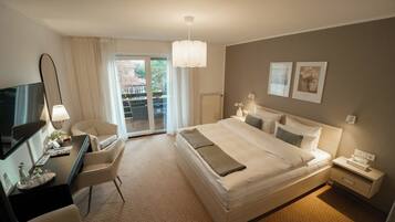 Doppelzimmer | Schreibtisch, kostenloses WLAN