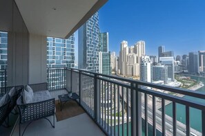 Elite Apartment | Balcony view - 5242 Dubai Marina JBR Beach & Ain Dubai (Dubai)
