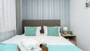 Economy appartement | 1 slaapkamer, luxe beddengoed, een laptopwerkplek