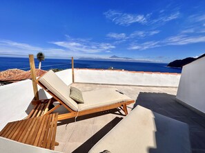 Terrace/patio - Eden Gomera Suites - Rooftop terrace 2Br apartment with gorgeous oceanviews (Lepe)