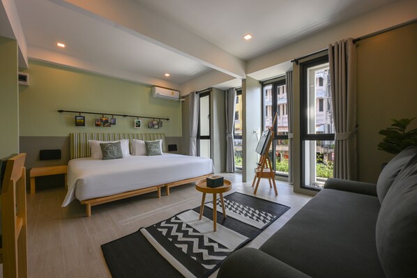 Hypo-allergenic bedding, desk, free WiFi, bed sheets - Chamemon Bed Phuket Town (Phuket)