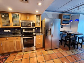 Fridge, microwave, stovetop, dishwasher - OCEAN FRONT CONDO.  ENJOY YOUR MORNING COFFEE SITTING ON YOUR PRIVATE BALCONY WATCHING THE SUNRISE. (Rehoboth Beach)