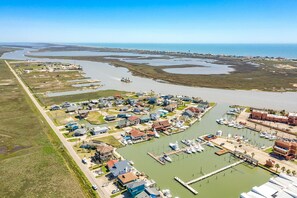 Marina - Waterfront Freeport Home: Deck & Private Boat Dock (Freeport)