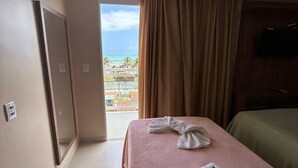 Apartemen Deluks, Bebas Asap Rokok, pemandangan samudra | 1 kamar tidur, Wi-Fi gratis, dan seprai linen