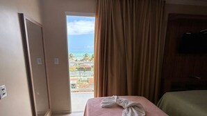 Apartemen Deluks, Bebas Asap Rokok, pemandangan samudra | 1 kamar tidur, Wi-Fi gratis, dan seprai linen