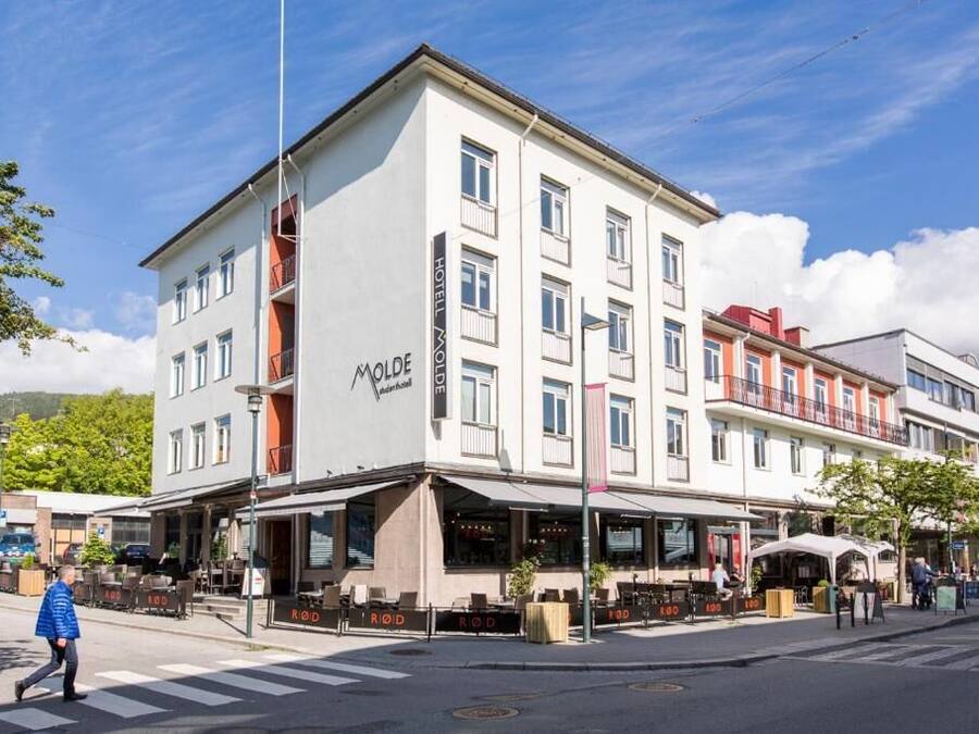 Overnatningsstedets facade