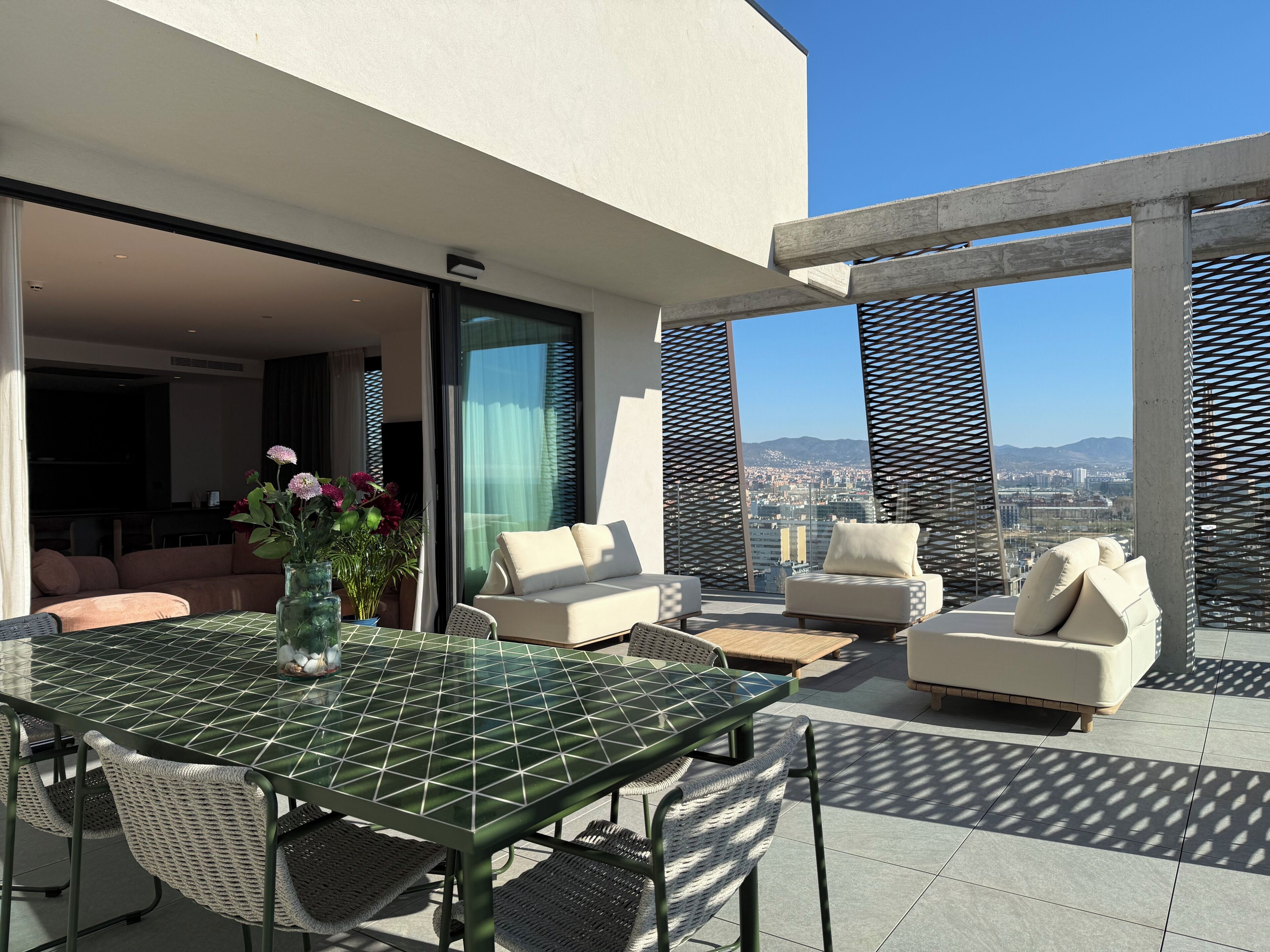 Panorama appartement, 3 slaapkamers | Terras