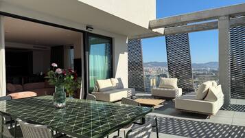 Panorama appartement, 3 slaapkamers | Terras